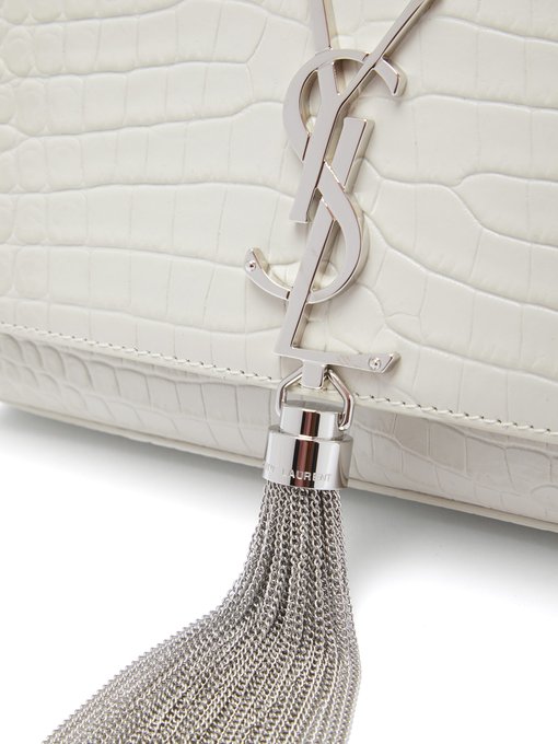 cross body bag with silver chain