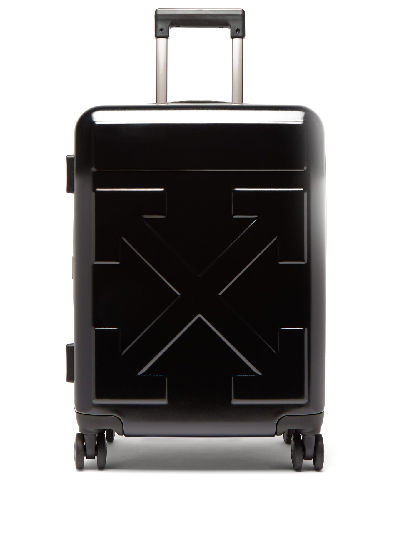 Arrow-embossed cabin suitcase | Off 