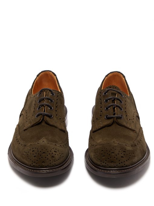 Bourton suede brogues | Tricker's 