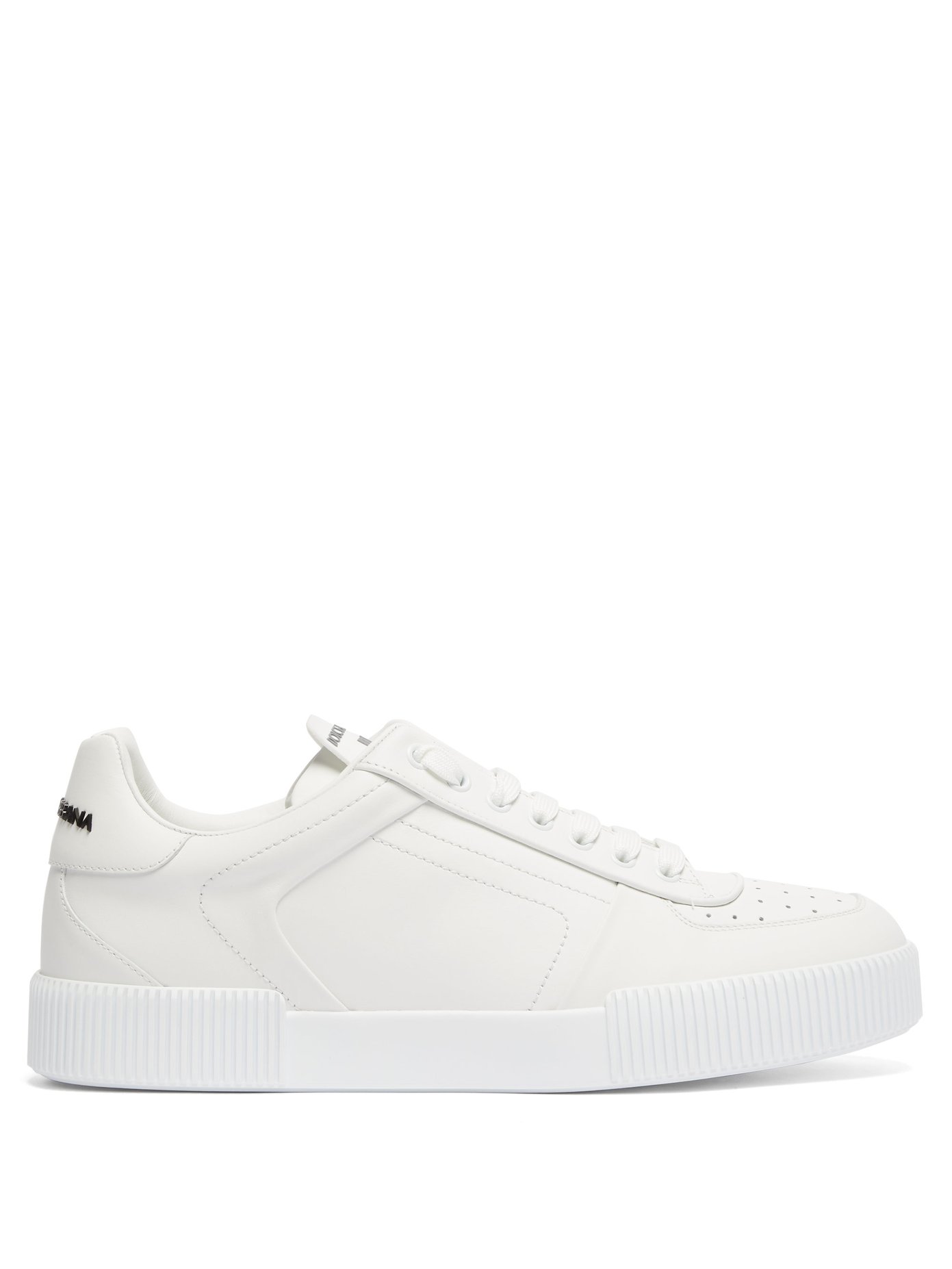 Miami logo leather trainers | Dolce 
