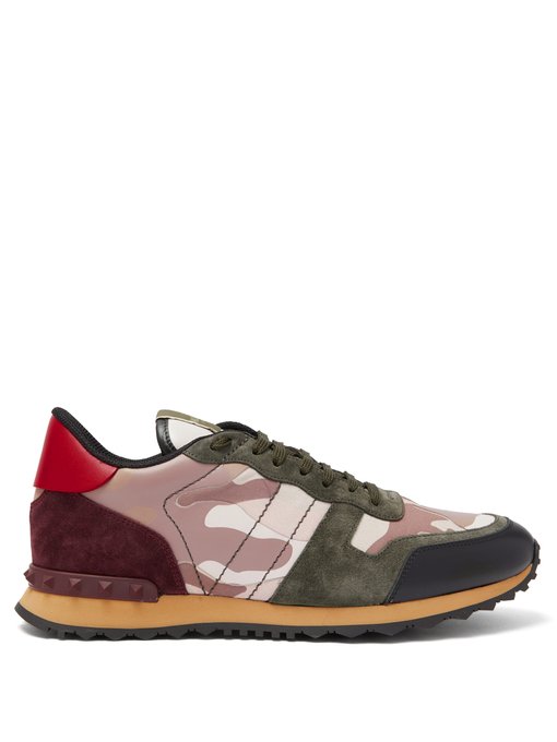 Rockrunner camouflage suede and leather 