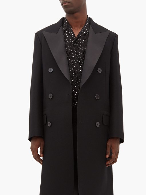 Tuxedo double-breasted wool overcoat | Givenchy | MATCHESFASHION US