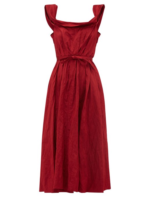 brock collection red dress