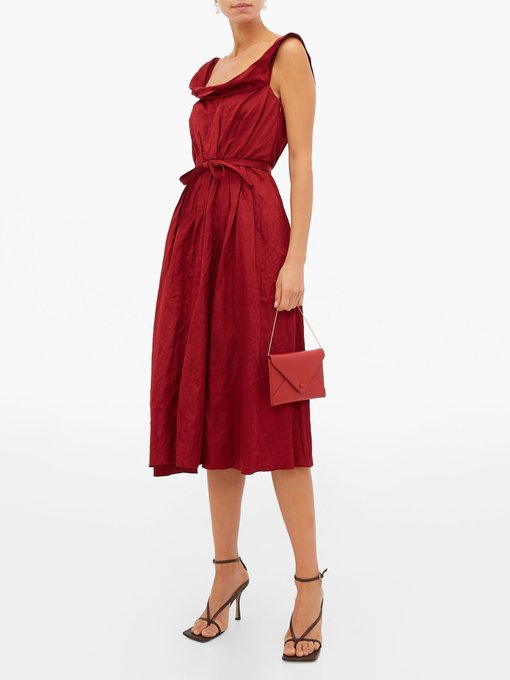 brock collection red dress