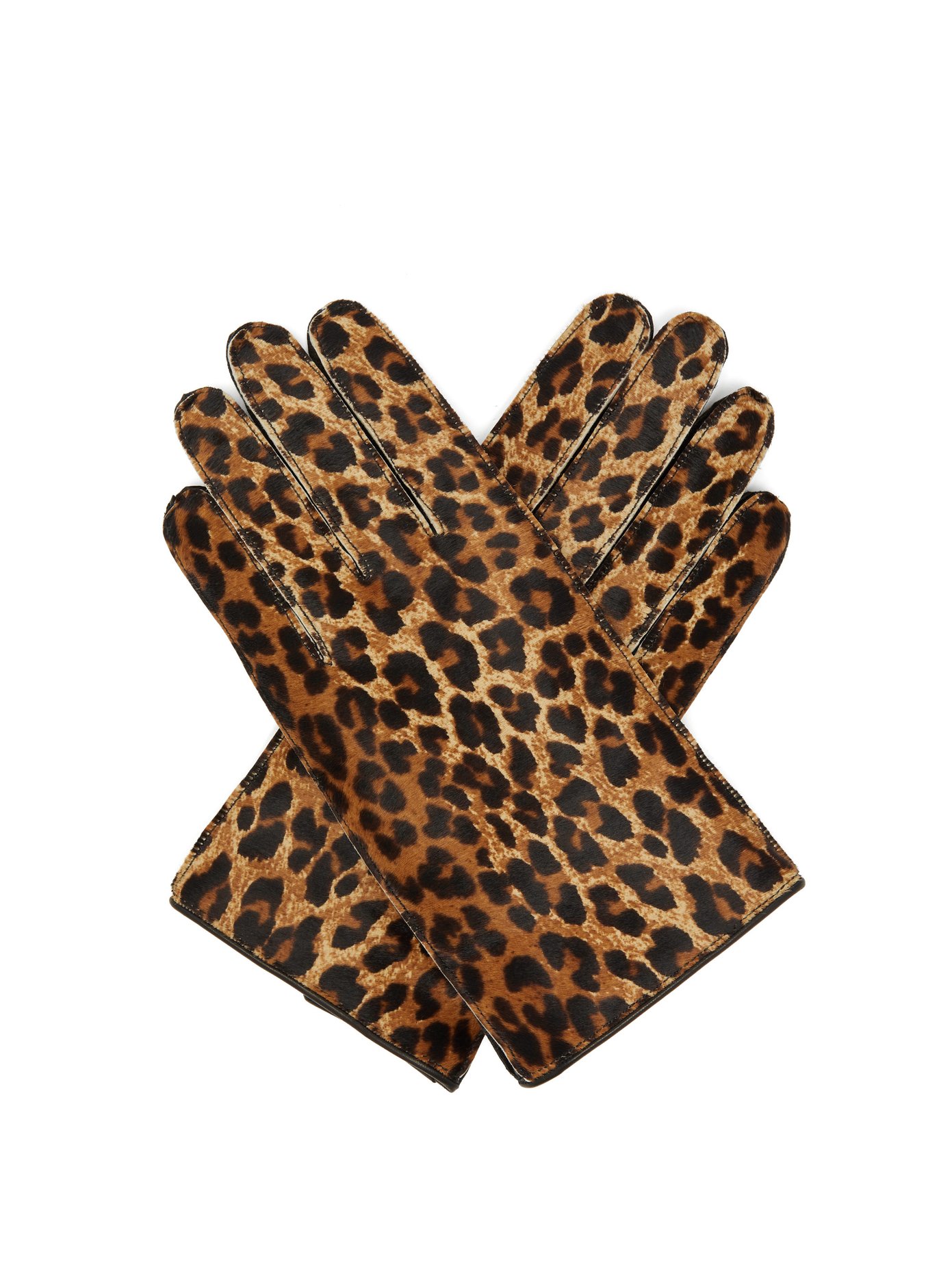 leopard gloves