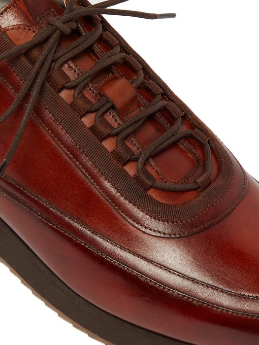 grenson brown trainers