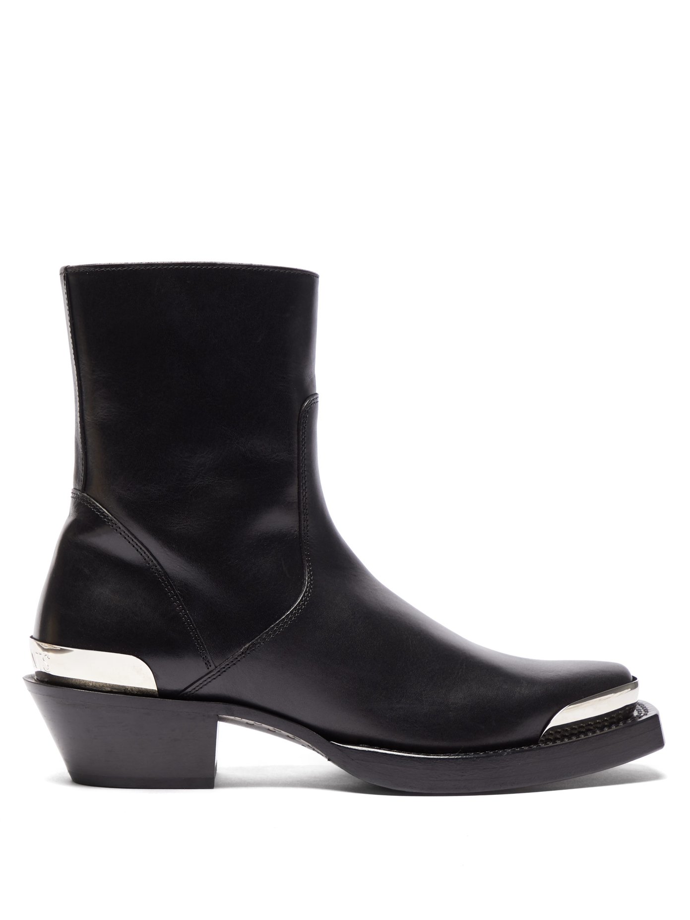 Texan toe-cap leather boots | Vetements 