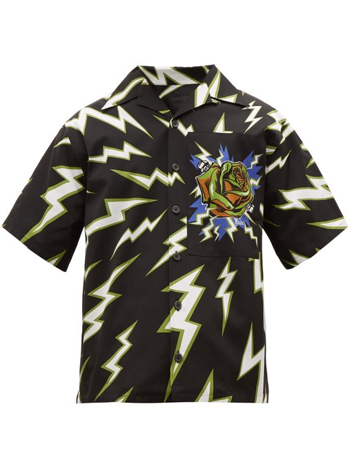 prada lightning shirt