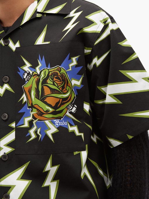 prada lightning bolt shirt