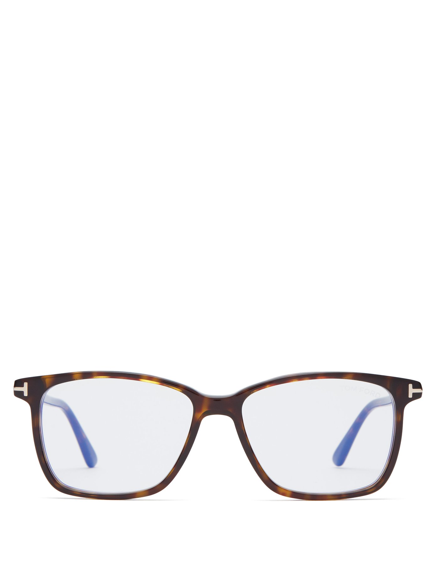 Rectangular Frame Acetate Glasses Tom Ford Eyewear Matchesfashion Fr