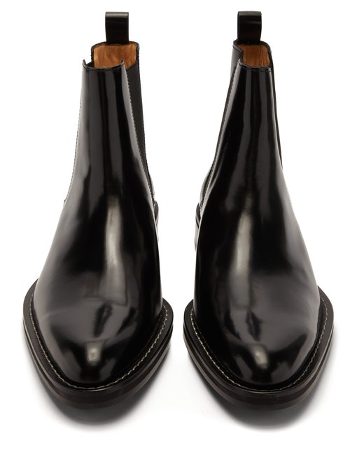 Welt-stitched leather Chelsea boots 