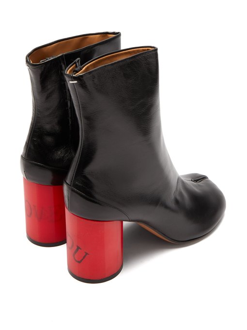 red tabi boots