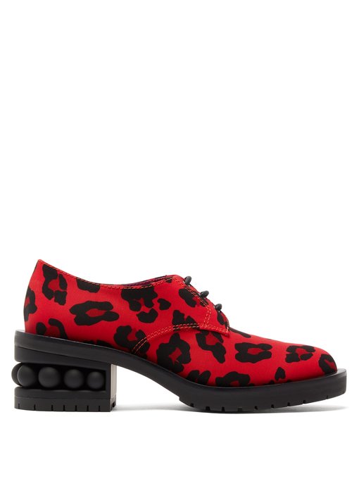 red leopard print shoes uk