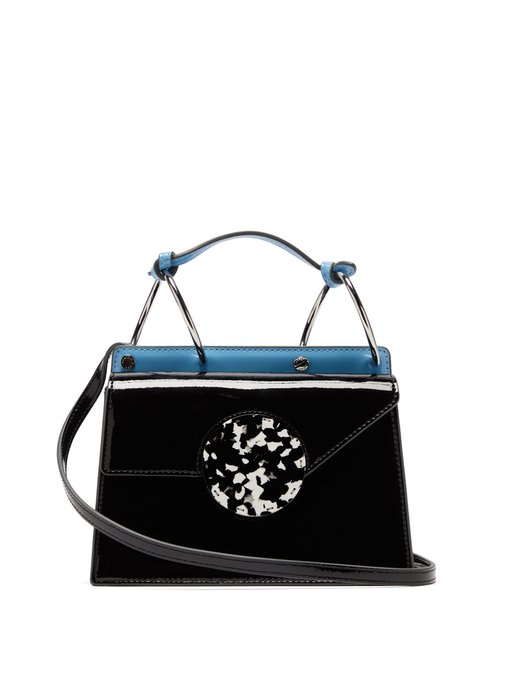 patent leather bag