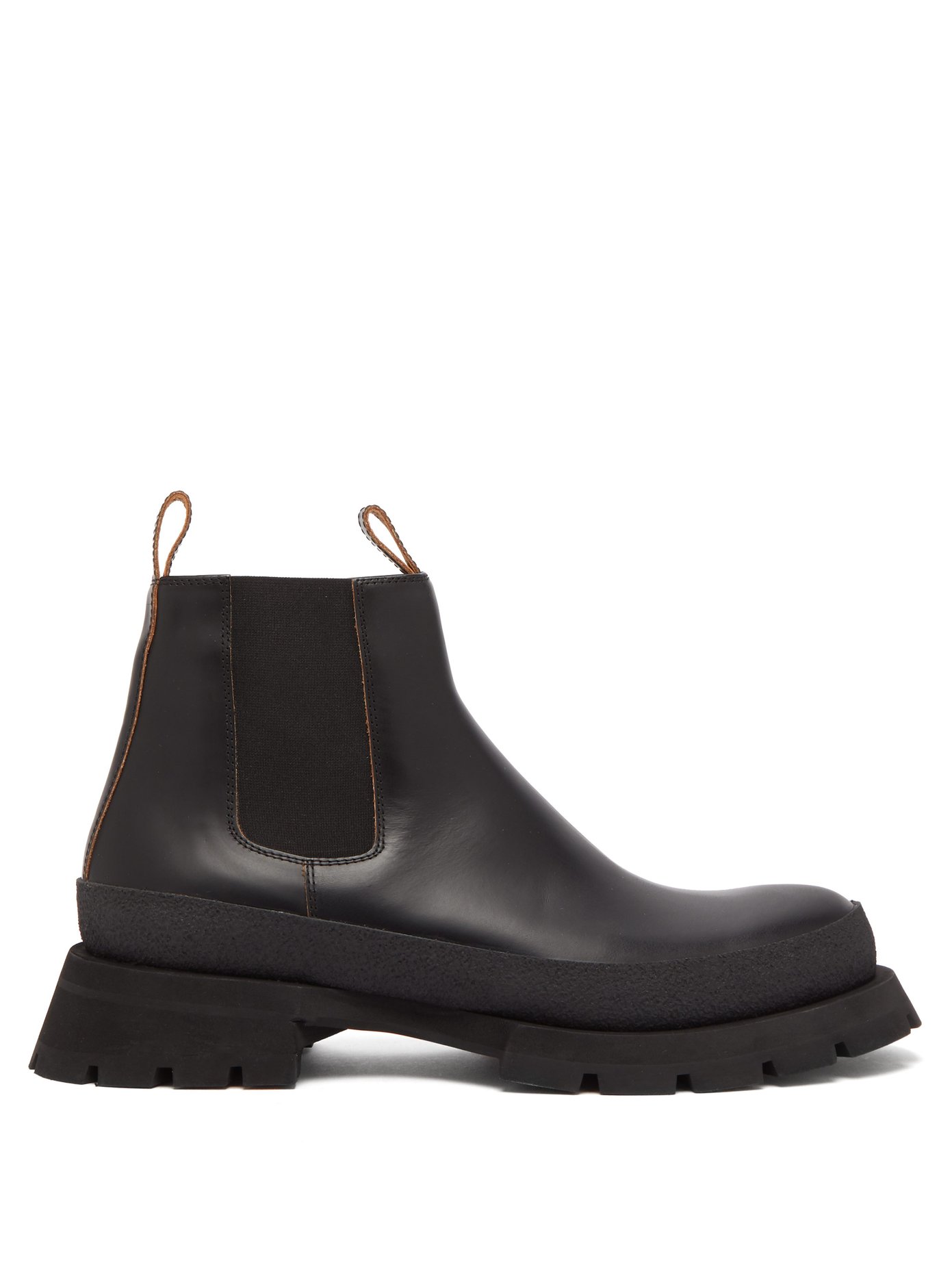 Leather tread-sole Chelsea boots | Jil 