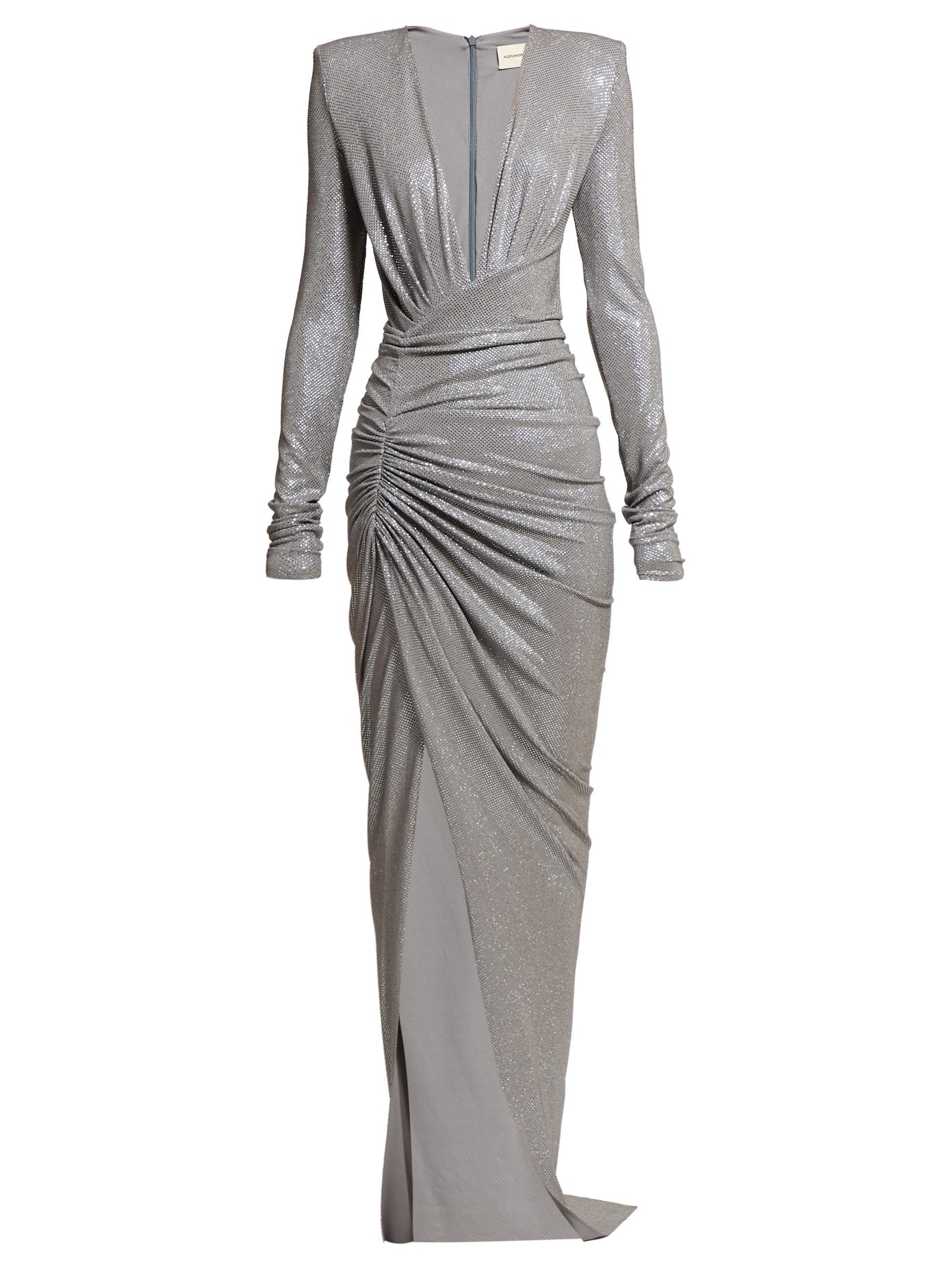 alexandre vauthier silver dress