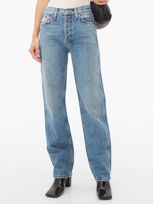 redone high rise loose jeans