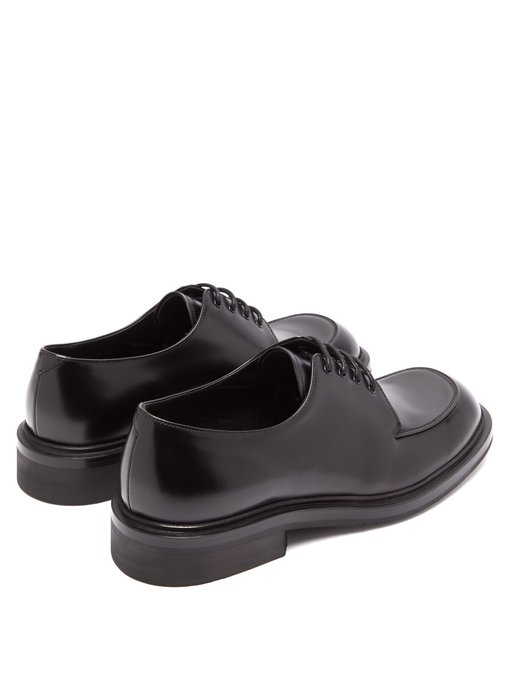 Lace-up leather derby shoes | Prada 
