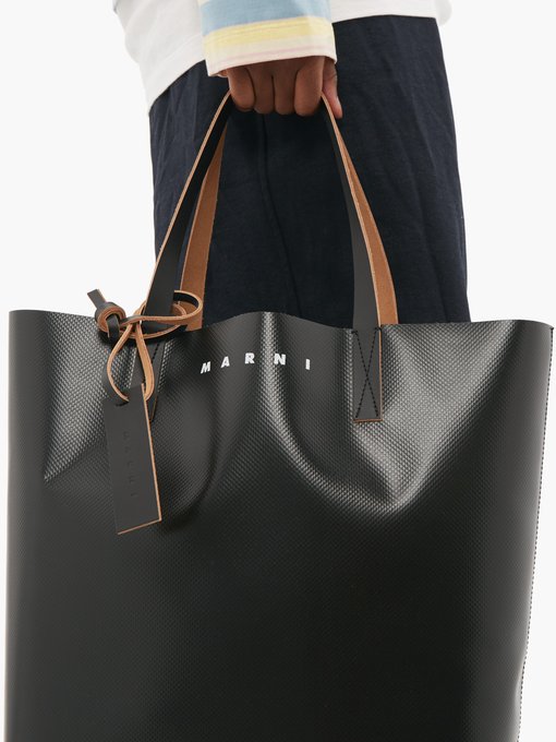 marni two tone tote bag