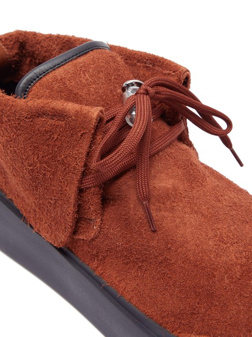 red suede chukka boots