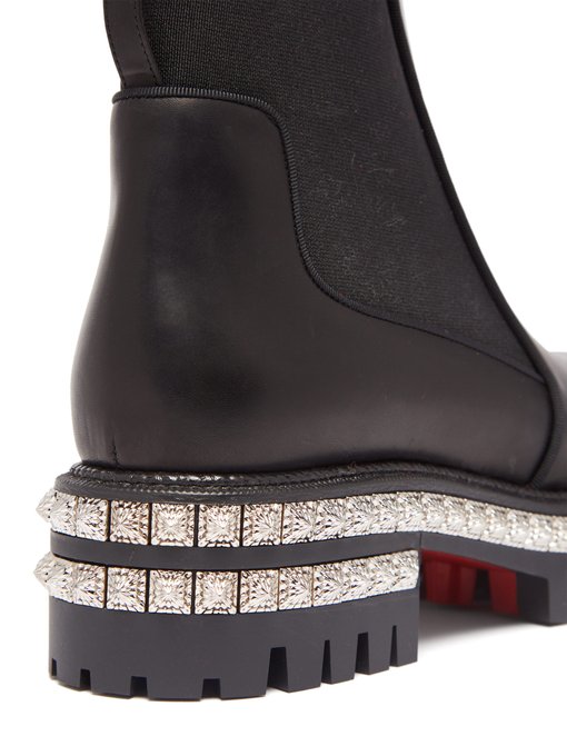 the River studded leather Chelsea boots 