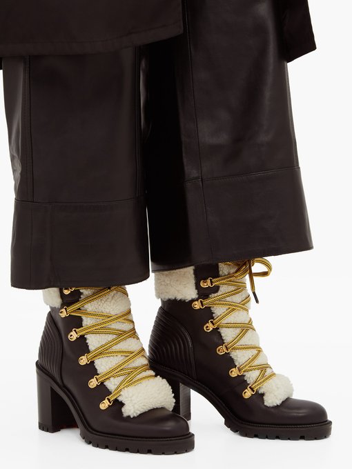 shearling style boots