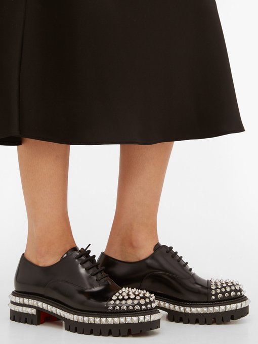 Kings Road studded leather oxford shoes 