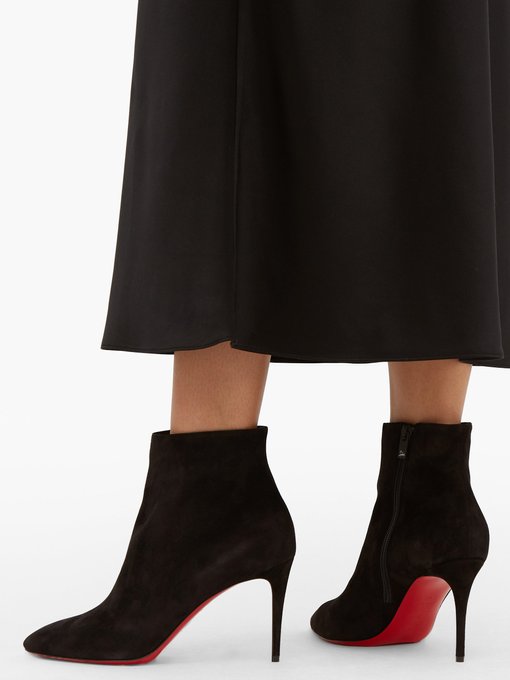 Eloise 85 suede ankle boots | Christian 