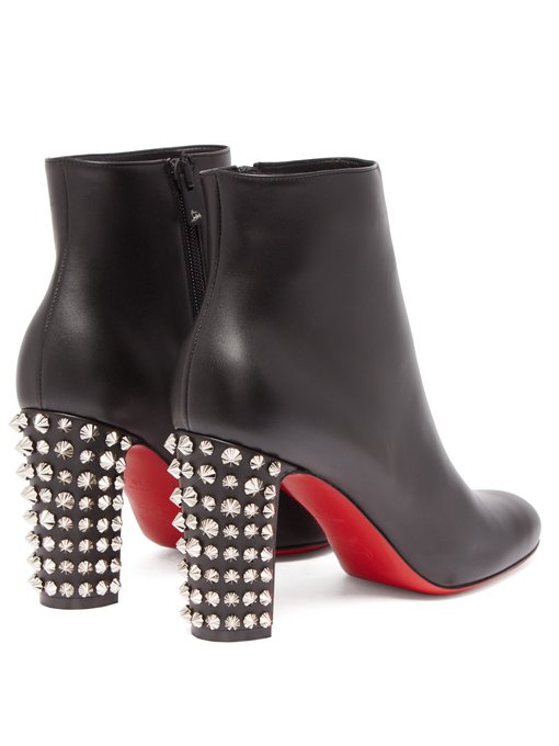 Suzi 85 studded-heel leather boots 
