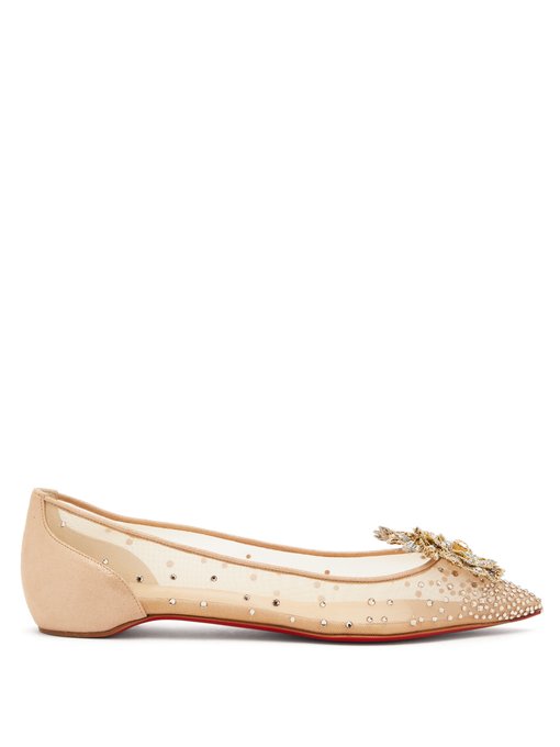 embellished ballet flats