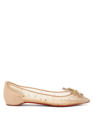 embellished ballerina flats