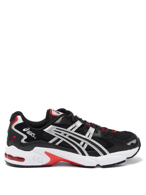 asics gel leather trainers