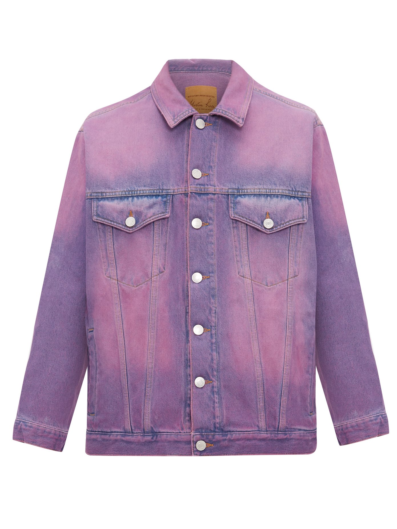 jean jacket with roses mens