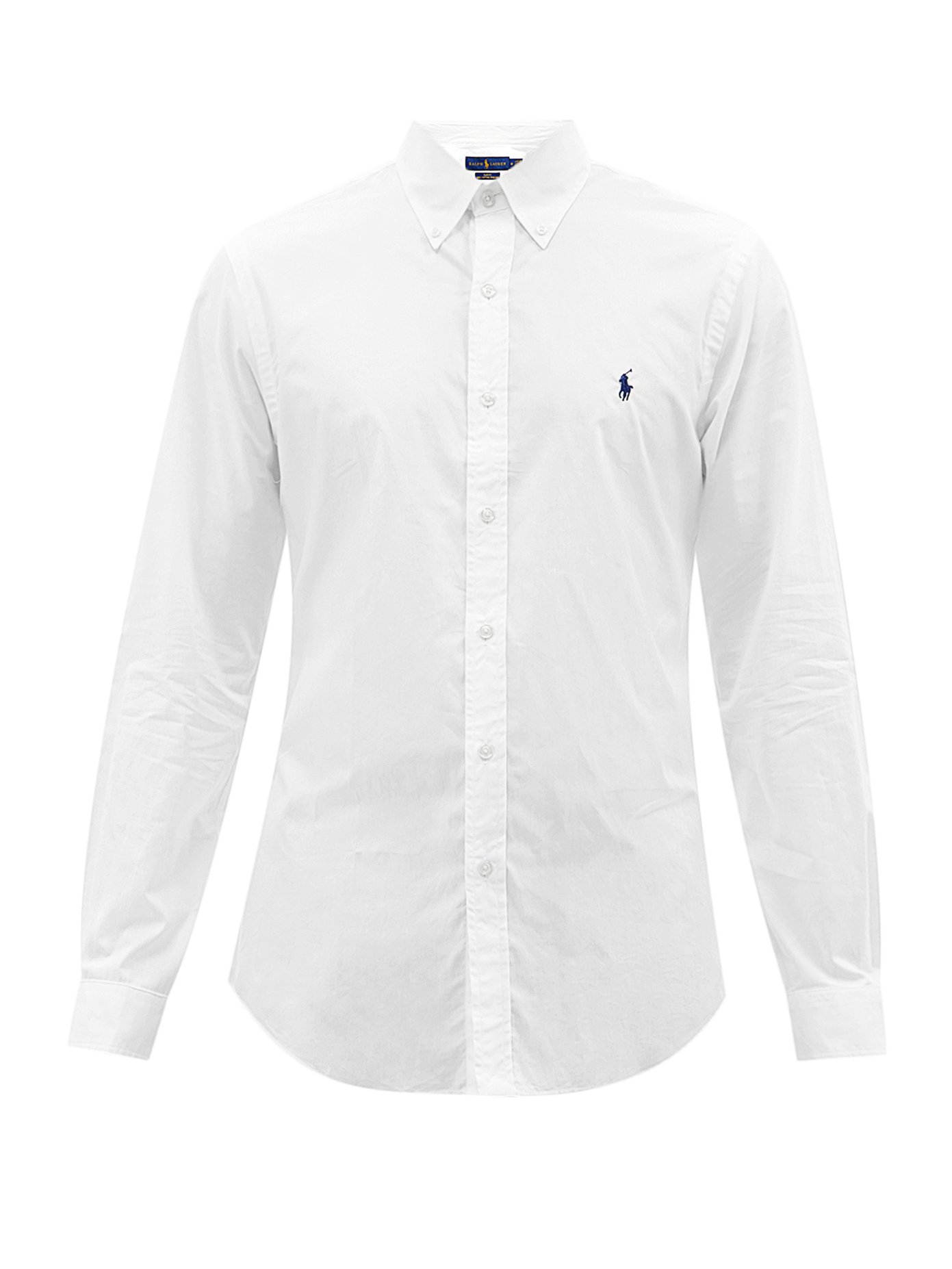 polo ralph lauren poplin shirt slim fit white