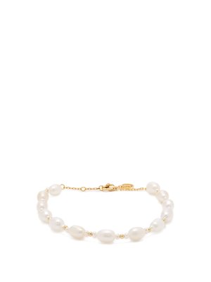 Serpent de Perles pearl gold-plated anklet | Anissa Kermiche ...