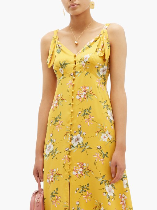 rebecca taylor yellow dress