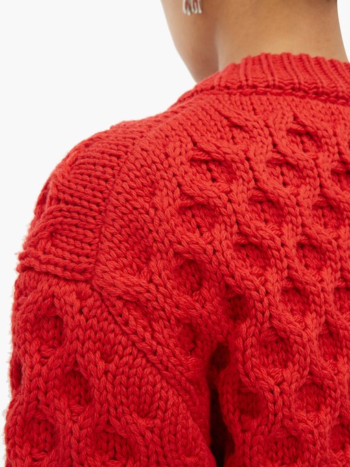 Crystal chunky-knit wool sweater | Prada | MATCHESFASHION US