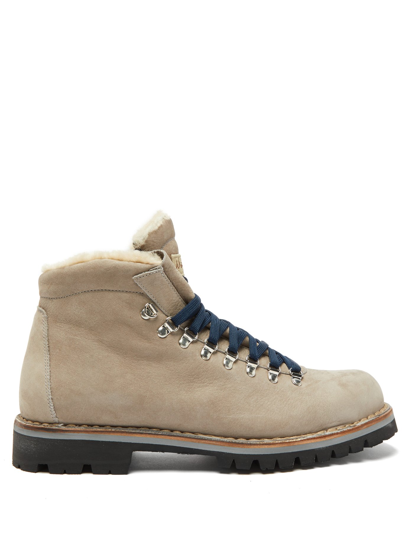 shearling lined hiking boots