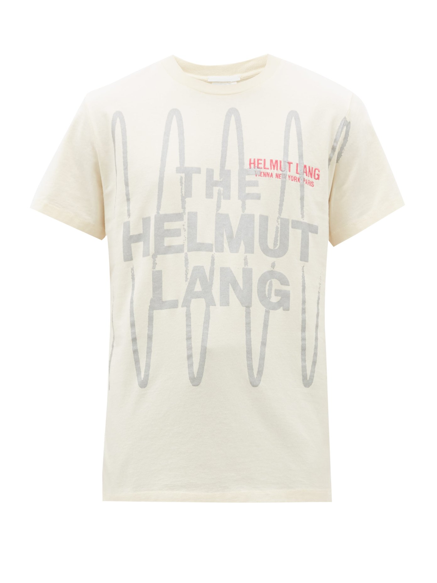 Helmut Lang ヘルムート ラング ロゴ コットンtシャツ