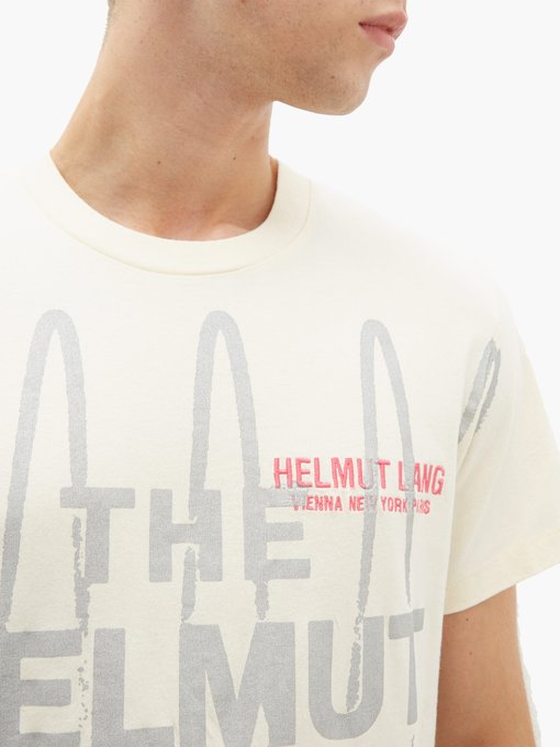 Helmut Lang ヘルムート ラング ロゴ コットンtシャツ