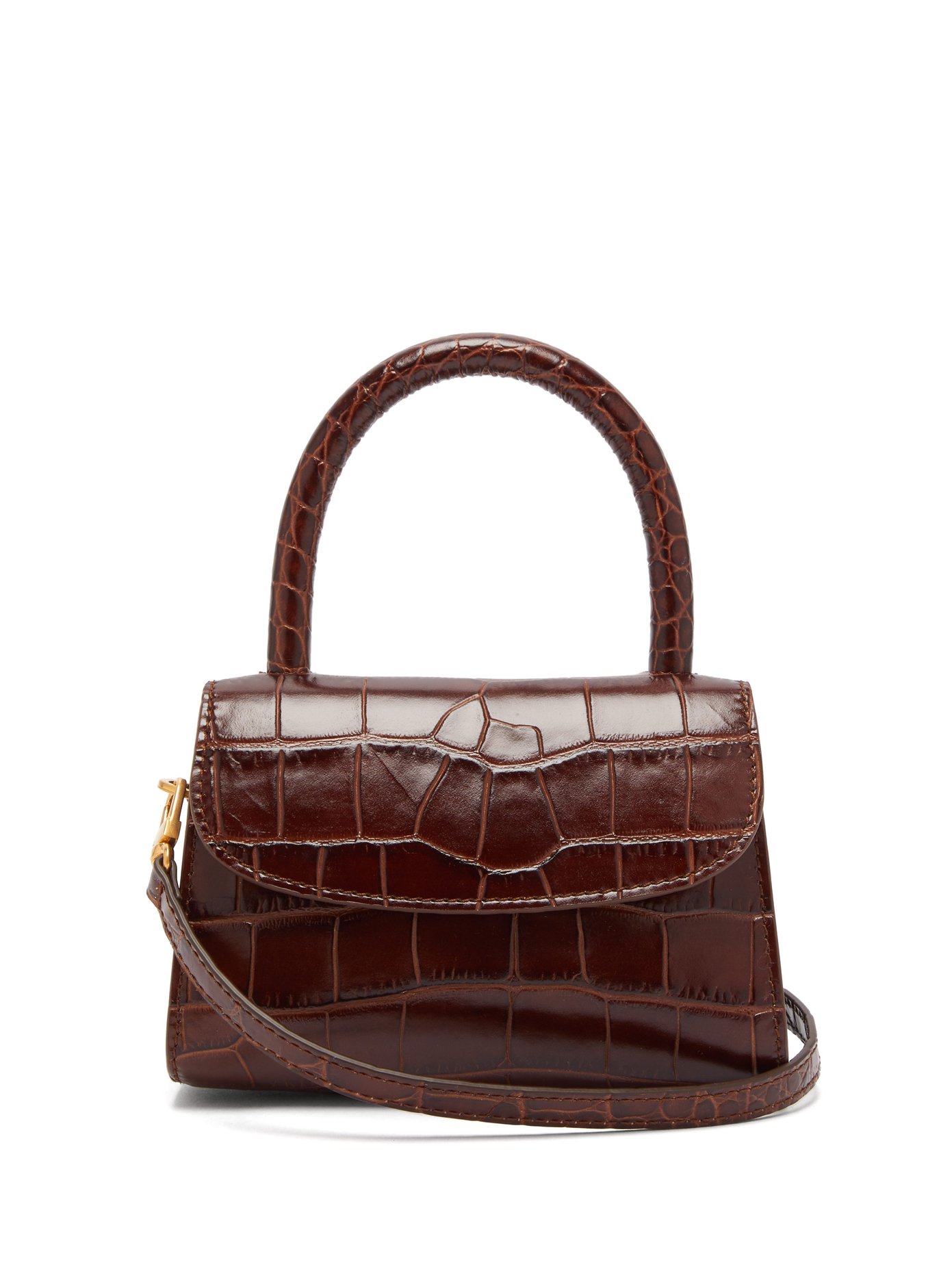 crocodile embossed leather handbags