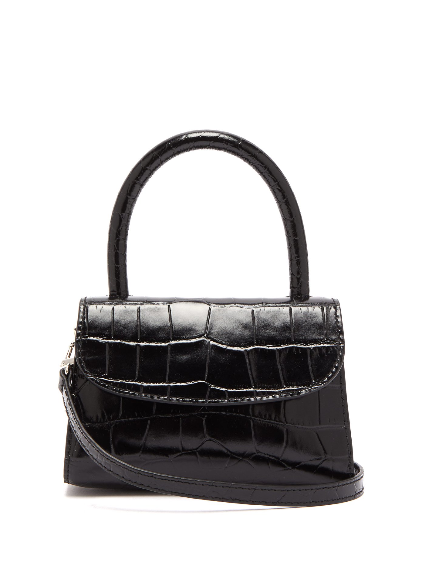 crocodile embossed leather handbags