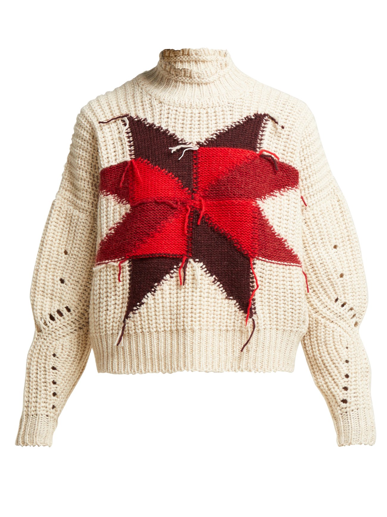 Hanoi intarsia-knit cropped sweater Isabel | MATCHESFASHION FR