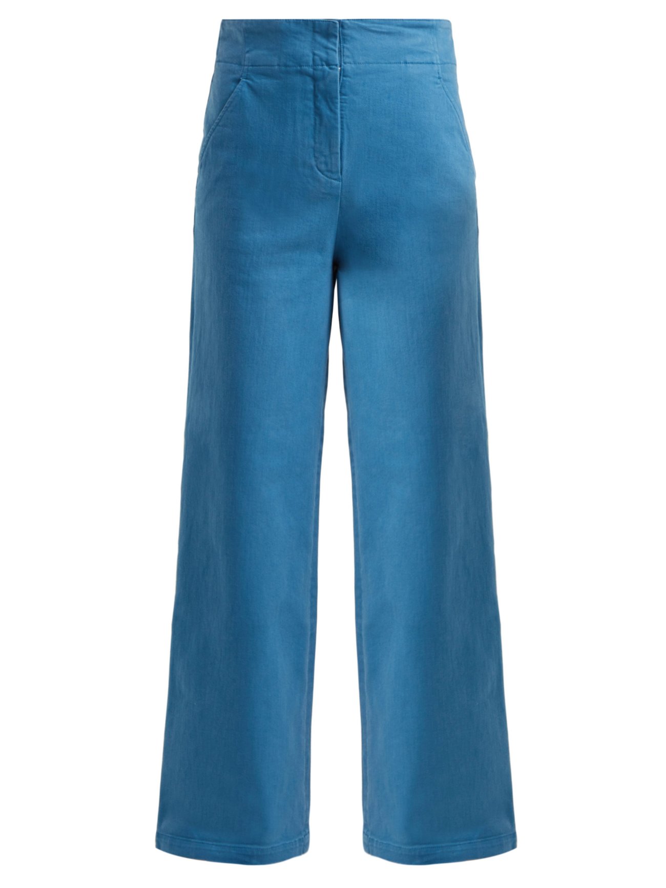 Blue High-rise wide-leg jeans | Tibi | MATCHESFASHION US