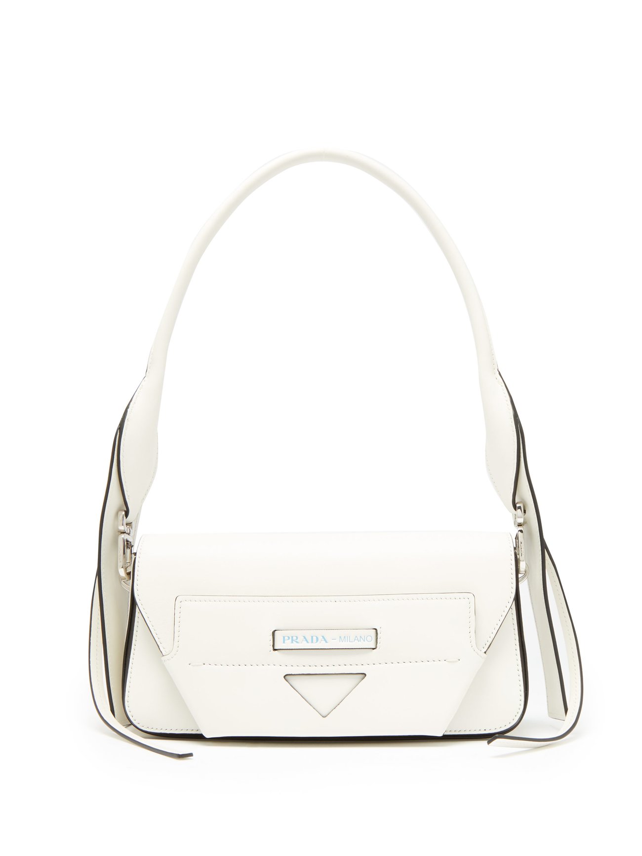 White Manuelle leather shoulder bag | Prada | MATCHESFASHION AU