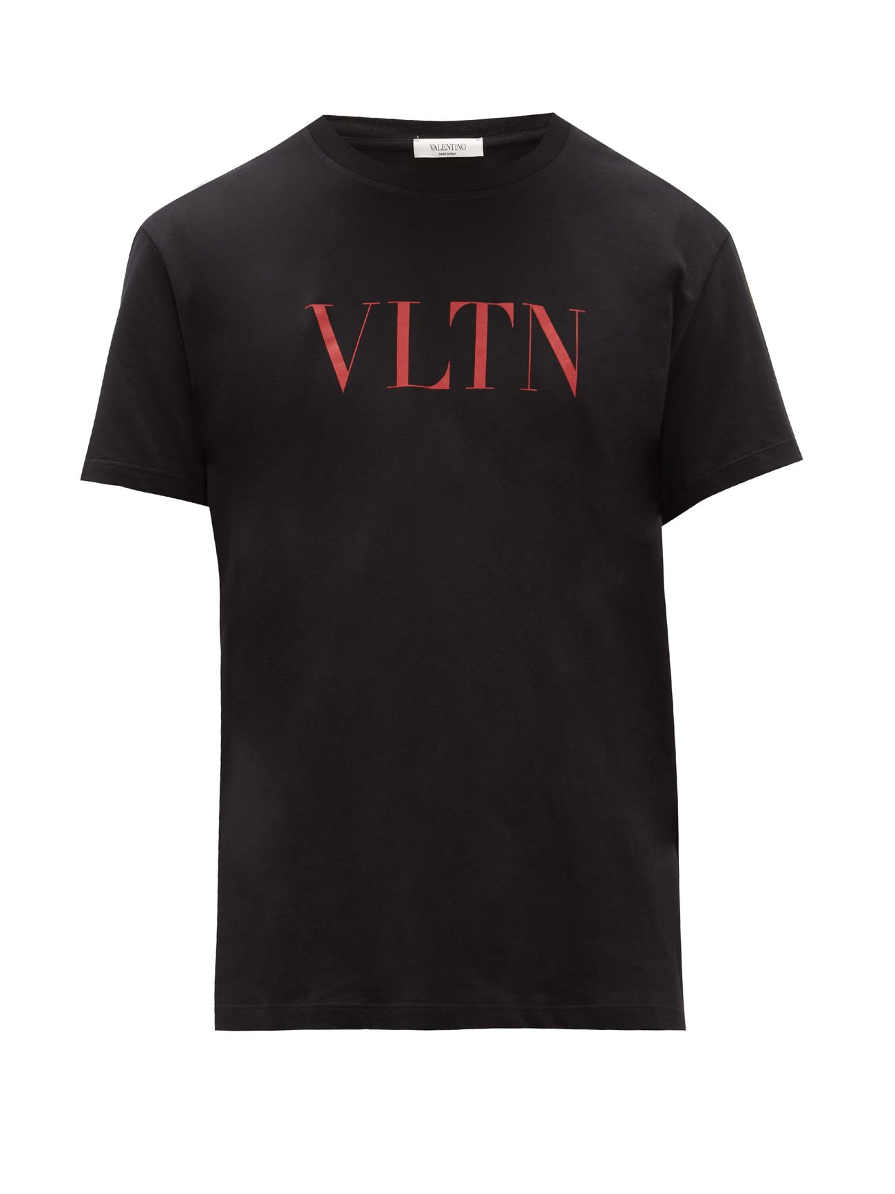 Valentino Valentino Logo-print cotton T-shirt Black 