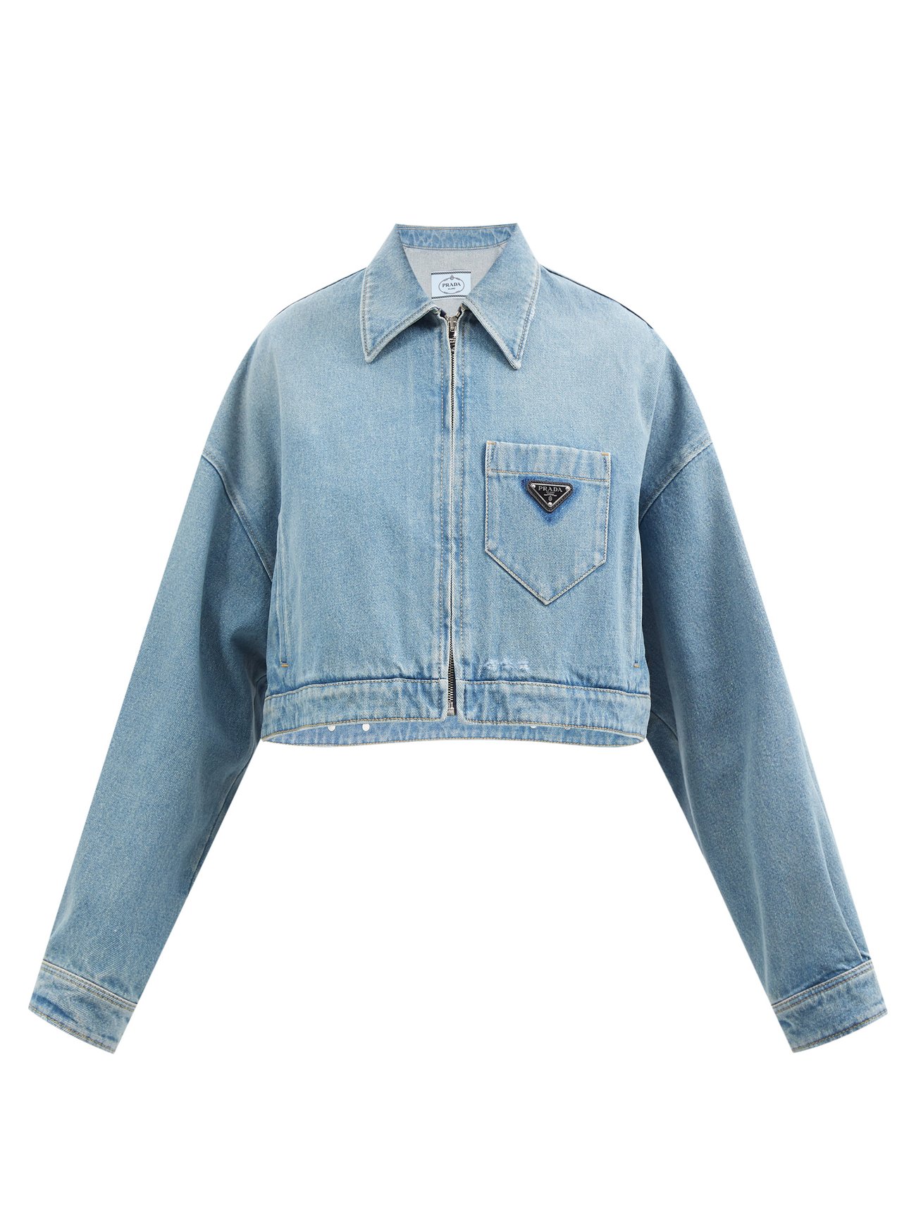 denim jacket prada