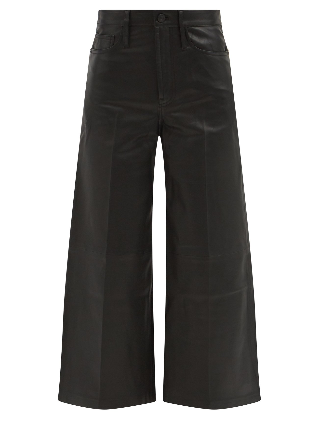 Pantalon ample en cuir Hagen Matchesfashion Femme Vêtements Pantalons & Jeans Pantalons Pantalons en cuir 