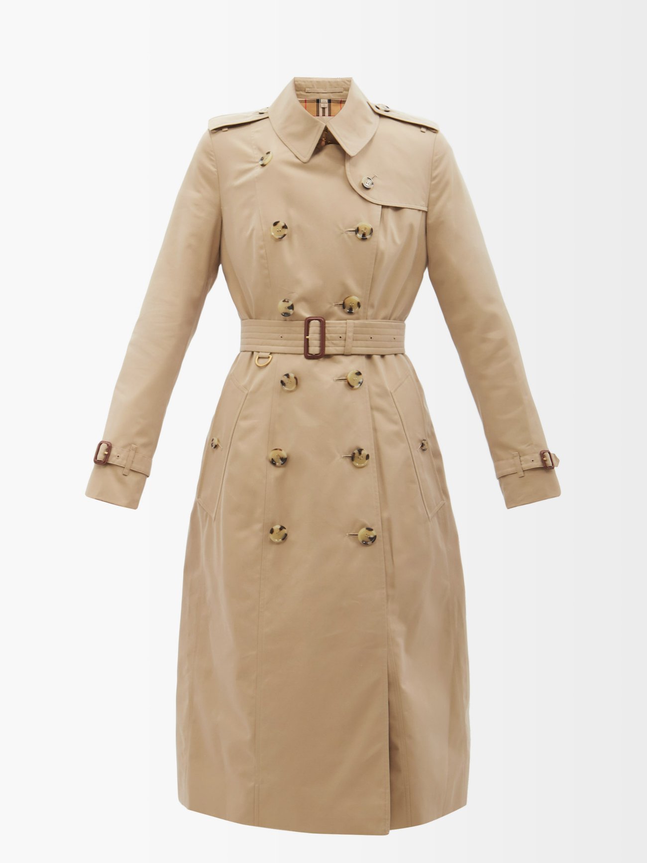 Matchesfashion Femme Vêtements Manteaux & Vestes Manteaux Trench-coats Trench-coat long en gabardine de coton Chelsea 