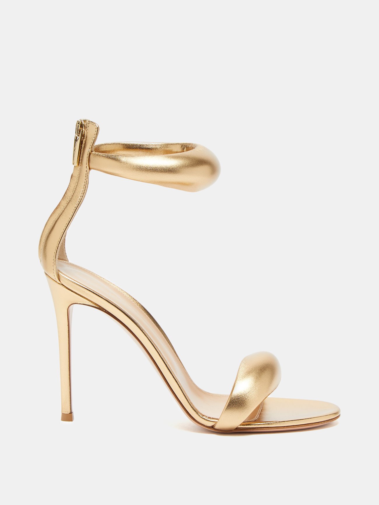 Gold Bijoux 105 leather sandals | Gianvito Rossi | MATCHESFASHION US